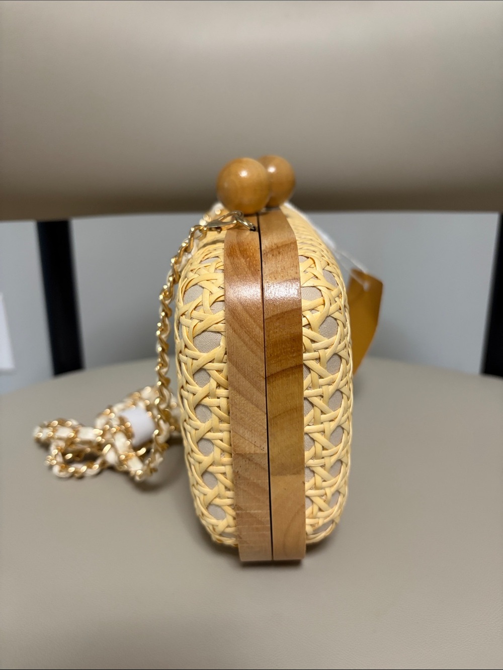 NWT Tommy Bahama Natural Cane Woven Crossbody Clutch AZ7999A - Picture 2 of 9